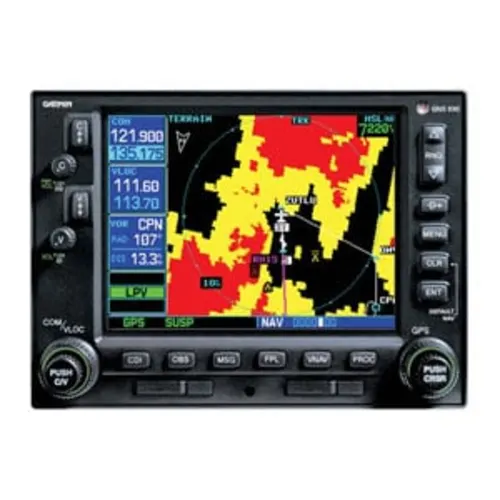 Garmin GNS 530W manufacturer reference image, not the actual sale unit