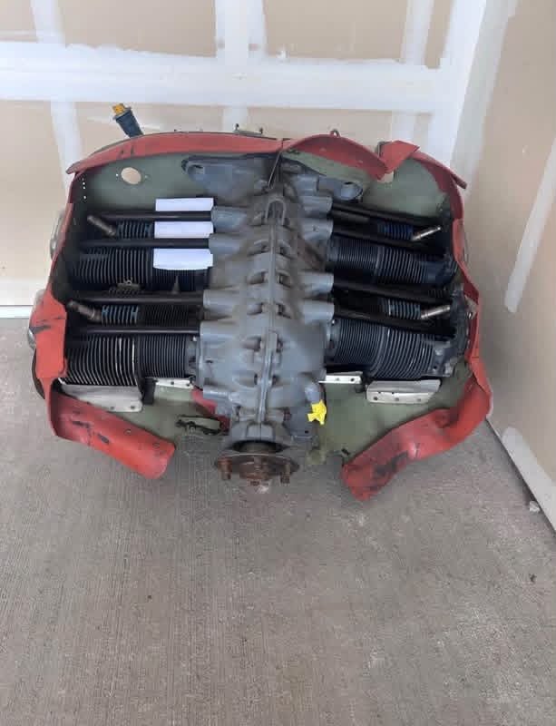Lycoming O-235-C1 Engine Core & Motor Mount — No Logbooks — product photo 1