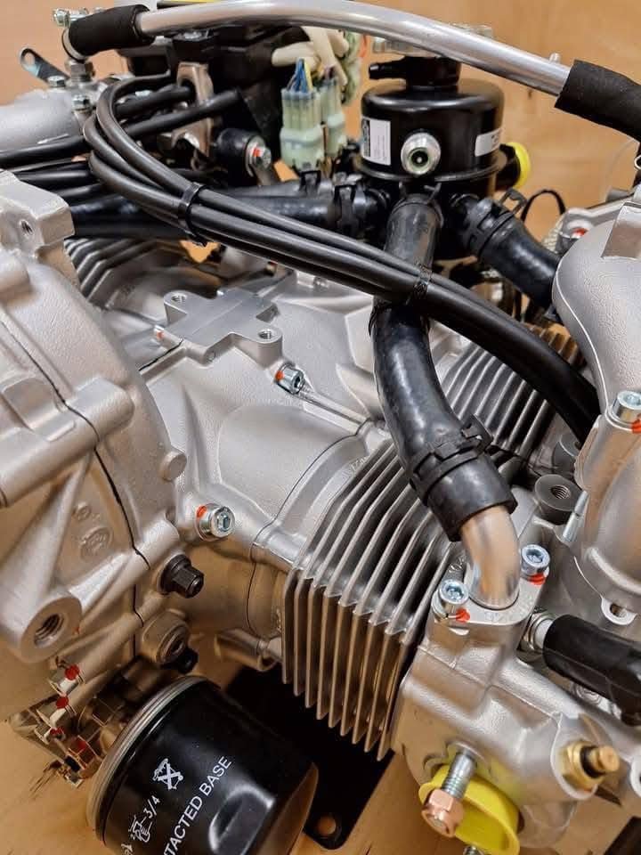 Rotax 912 UL series reference photo - not this sale item; configuration and condition may differ